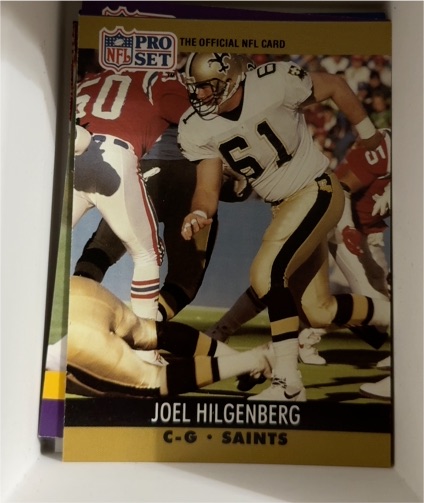 1990 Pro Set #588 Joel Hilgenberg — front