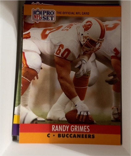 1990 Pro Set #654 Randy Grimes — front