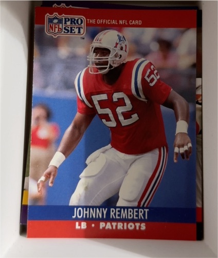 1990 Pro Set #581 Johnny Rembert — front