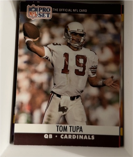 1990 Pro Set #619 Tom Tupa — front