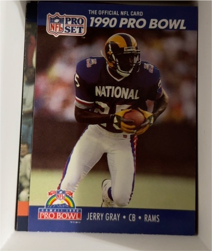 1990 Pro Set #391 Jerry Gray — front