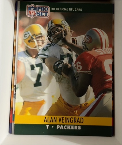 1990 Pro Set #502 Alan Veingrad — front
