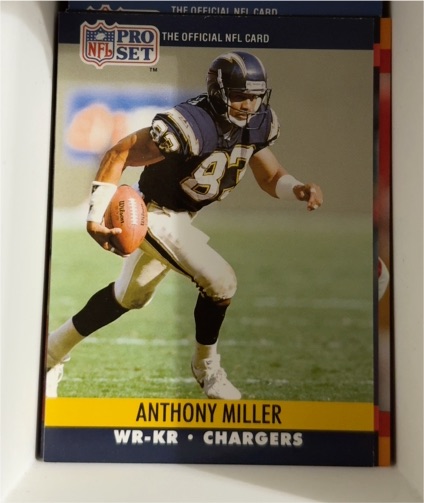 1990 Pro Set #278 Anthony Miller — front