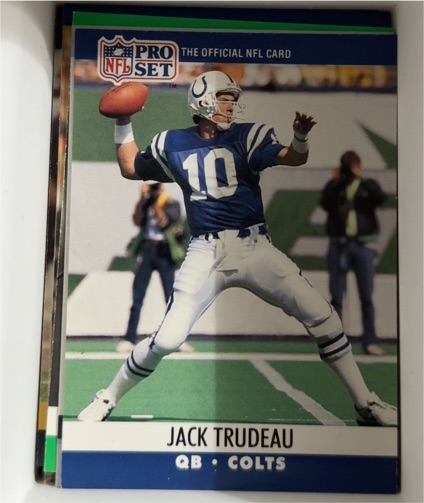 1990 Pro Set #526 Jack Trudeau — front