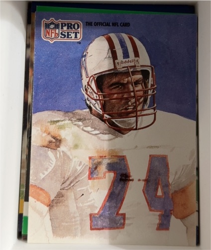1991 Pro Set #410 Bruce Matthews — front