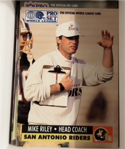 1991 Pro Set #30 Mike Riley — front