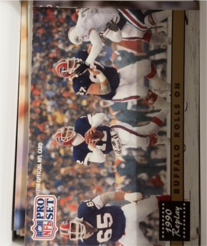 1991 Pro Set #341 Buffalo Rolls On Jim Kelly — front