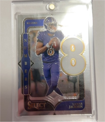 2024 Panini Select #11 Lamar Jackson Select Numbers — front