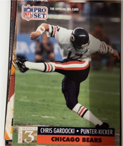 1991 Pro Set #807 Chris Gardocki — front