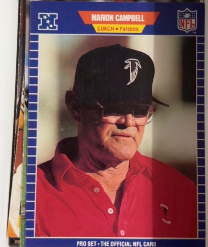 1989 Pro Set #16 Marion Campbell — front