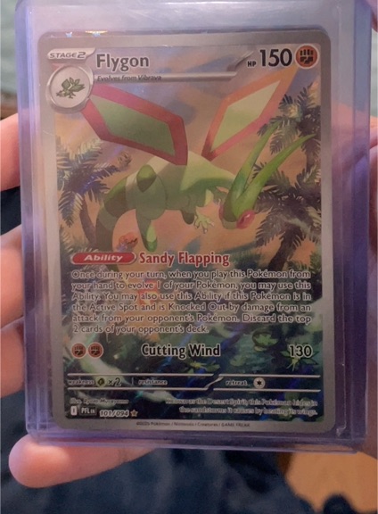 2025 Pokemon TCG #101 Flygon ME02: Phantasmal Flames — front