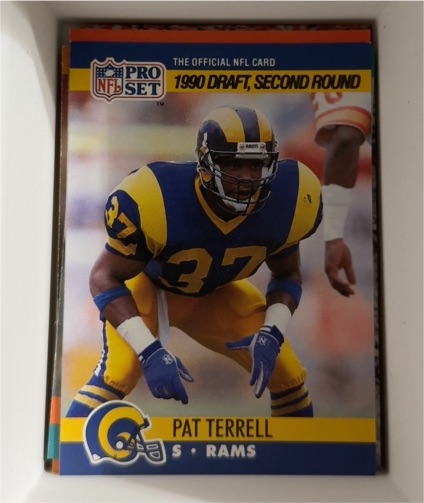 1990 Pro Set #718 Pat Terrell — front