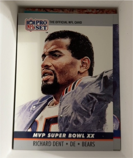 1990 Pro Set #20 Richard Dent Super Bowl XX MVP — front