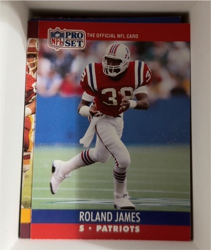 1990 Pro Set #577 Roland James — front