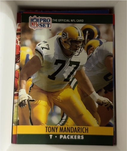 1990 Pro Set #504 Tony Mandarich — front