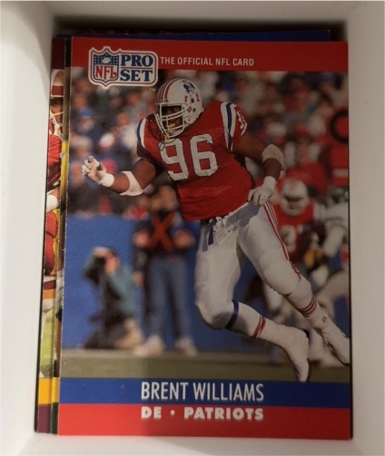 1990 Pro Set #583 Brent Williams — front