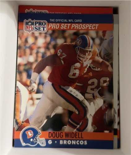 1990 Pro Set #730 Doug Widell — front