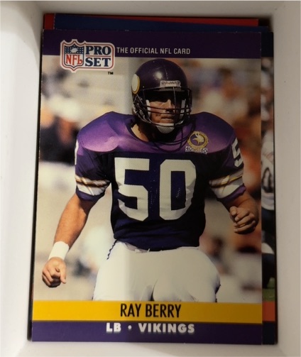 1990 Pro Set #566 Ray Berry — front