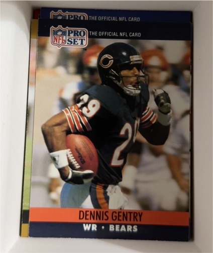 1990 Pro Set #451 Dennis Gentry — front