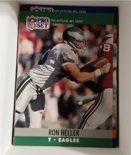 1990 Pro Set #606 Ron Heller — front