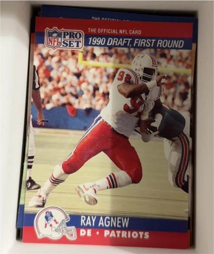 1990 Pro Set #678 Ray Agnew — front