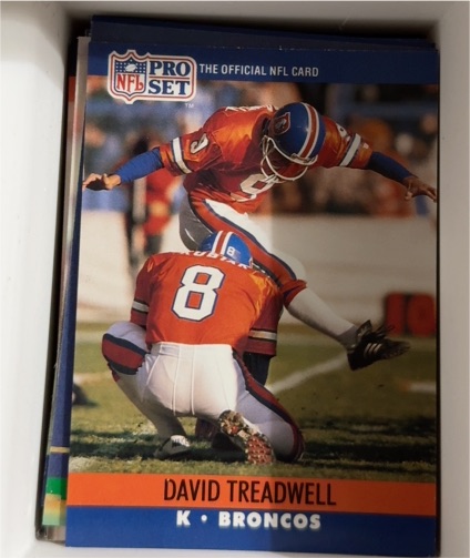 1990 Pro Set #492 David Treadwell — front