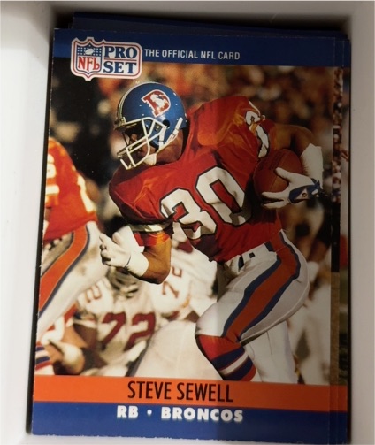 1990 Pro Set #490 Steve Sewell — front