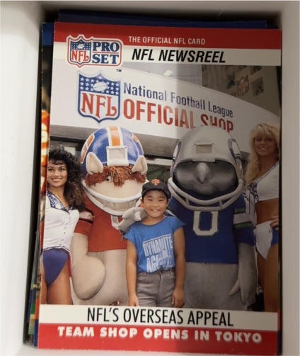 1990 Pro Set #789 NFL's Overseas Appeal — front