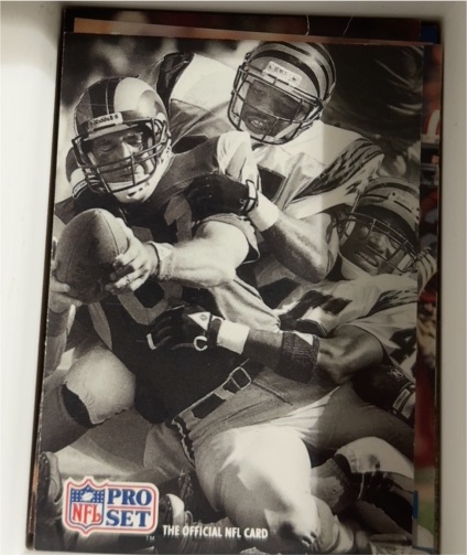 1991 Pro Set #714 Pete Holohan / Barney Bussey / Carl Carter — front