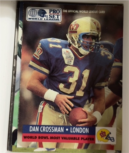 1991 Pro Set #708 Dan Crossman — front