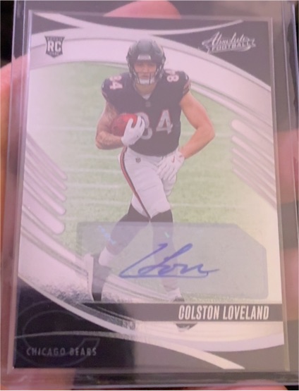 2025 Panini Absolute Football Colston Loveland Rookie Autograph — front