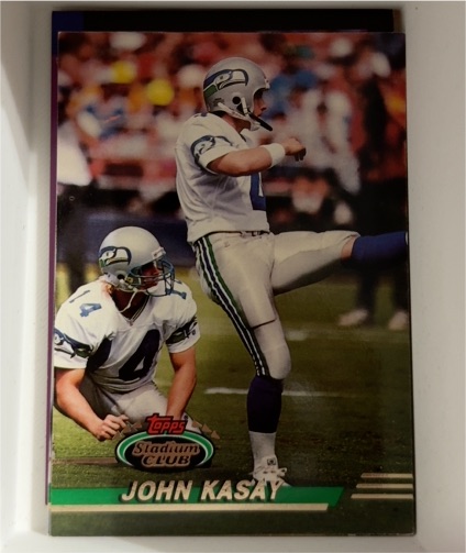1993 Topps Stadium Club #309 John Kasay — front