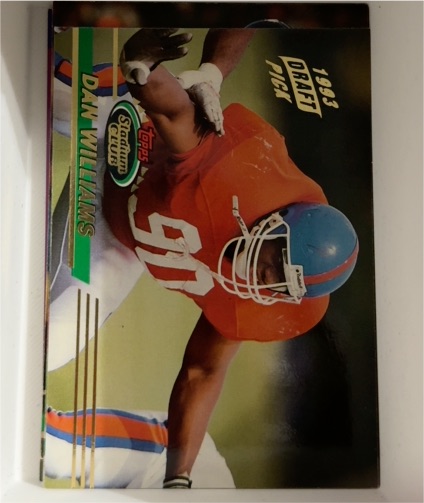 1993 Topps Stadium Club #317 Dan Williams — front