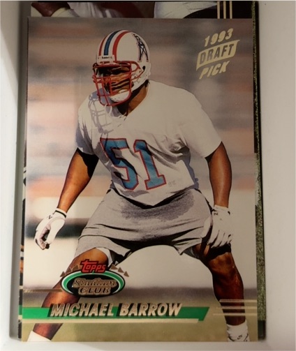 1993 Topps Stadium Club Draft Pick #488 Michael Barrow — front