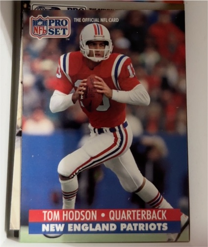1991 Pro Set #229 Tom Hodson — front