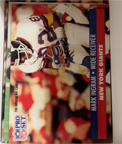 1991 Pro Set #65 Mark Ingram — front