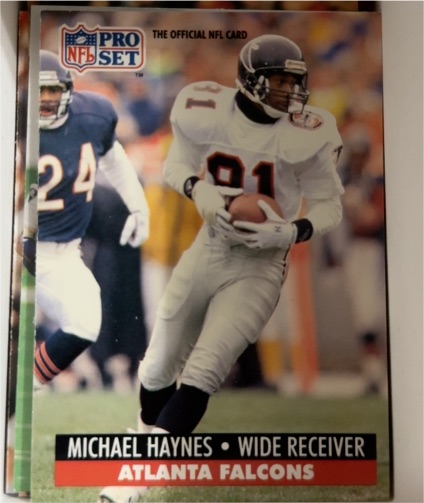 1991 Pro Set #95 Michael Haynes — front