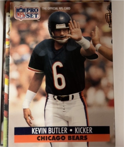 1991 Pro Set #100 Kevin Butler — front