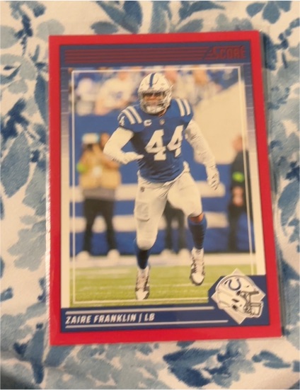 2024 Panini Score #44 Zaire Franklin — front
