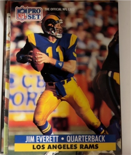 1991 Pro Set #200 Jim Everett — front