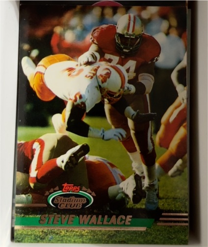 1993 Topps Stadium Club #477 Steve Wallace — front