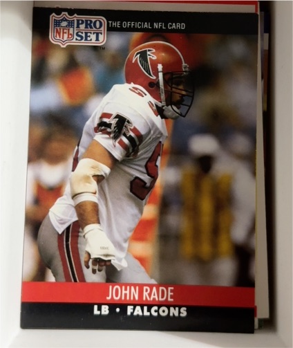 1990 Pro Set #433 John Rade — front