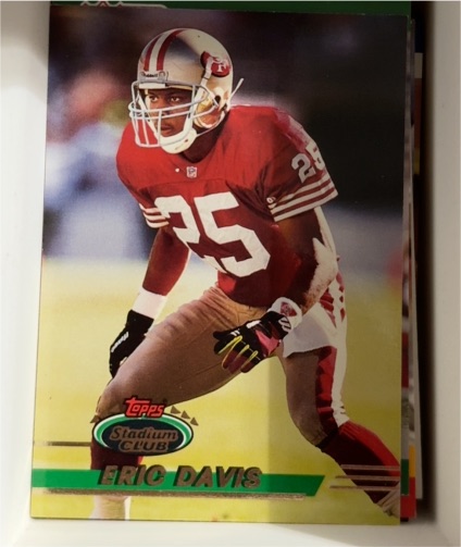 1993 Topps Stadium Club #326 Eric Davis — front