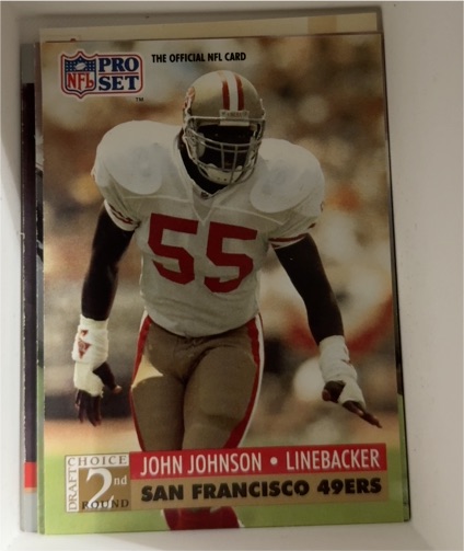 1991 Pro Set #2nd Round Draft Choice John Johnson — front