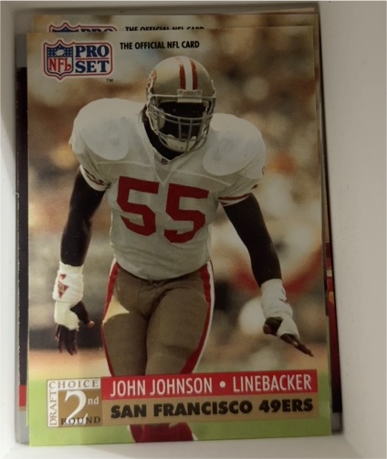 1991 Pro Set #318 John Johnson — front