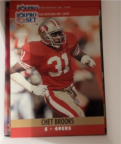 1990 Pro Set #636 Chet Brooks — front