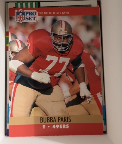 1990 Pro Set #77 Bubba Paris — front