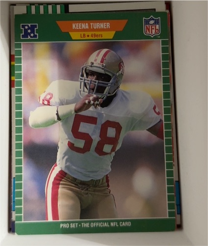 1989 Pro Set #378 Keena Turner — front