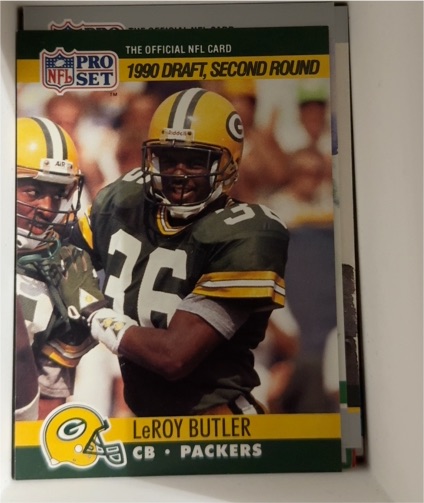 1990 Pro Set #717 LeRoy Butler — front