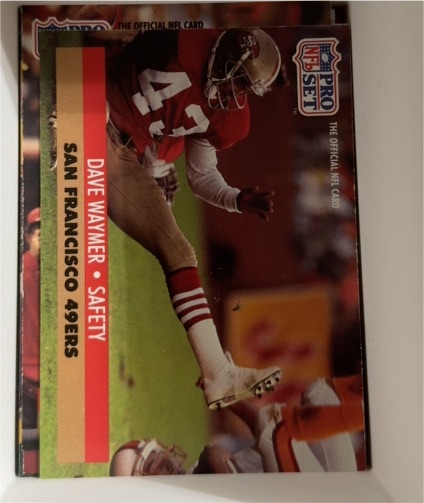 1991 Pro Set #657 Dave Waymer — front